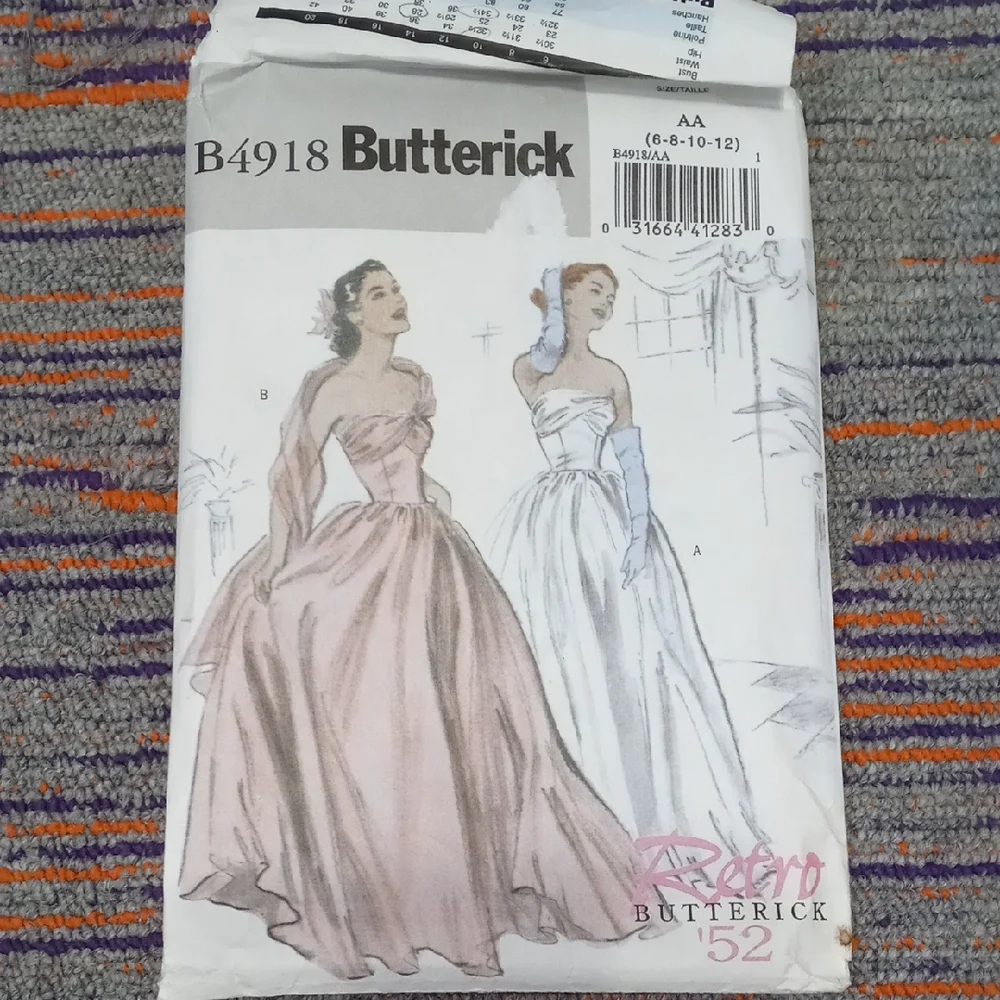 Butterick Women's Prom Dress Pattern - Picture 1 of 4